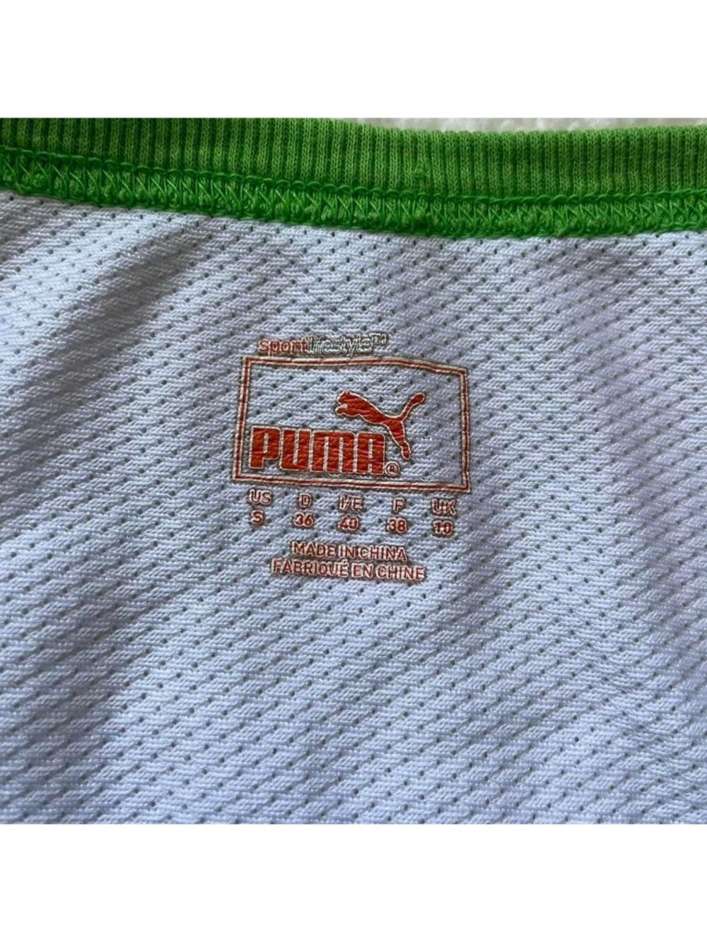 2000s Puma green tank top - Picture 6 of 8